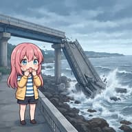海上歩道橋が崩落 竣工からわずか13年… …< \`Д´>のサムネイル
