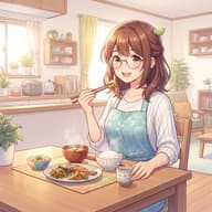 専業主婦のお昼ごはん(1人で)のサムネイル
