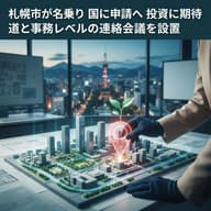 【副首都】札幌市が名乗り 国に申請へ 投資に期待 道と事務レベルの連絡会議を設置のサムネイル